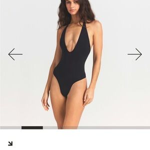 Brand new 🖤 LIMITED EDITION- SKIMS Seamless Sculpt Bodysuit in Onyx (S)